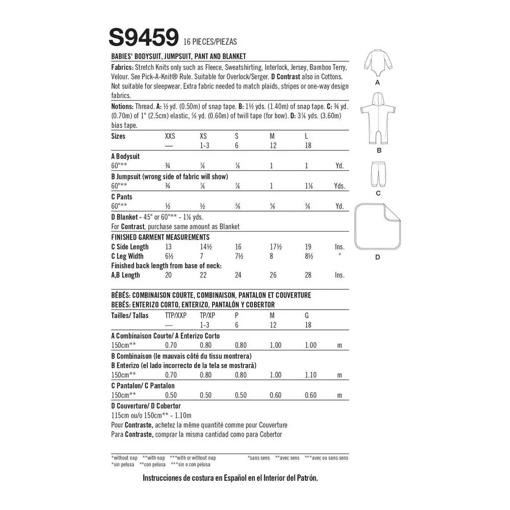 Simplicity sewing pattern
